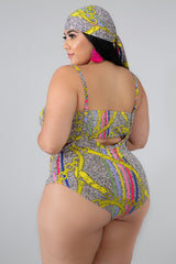 Chain Print Swim Set