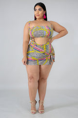 Chain Print Swim Set