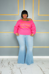 Pink Good Heart Sweatshirt