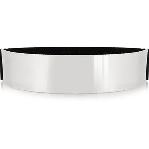 Silver Metal Plate Belt