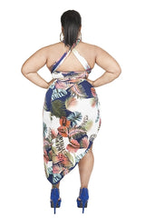 Palm Print Swimsuit Set