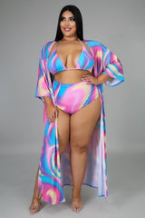 Cotton Swirl Swim Set