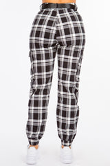 Black & White Plaid Jogger