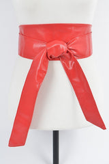 Red Wide Kimono Plus Size Belt