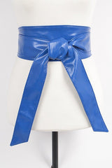 Blue Wide Kimono Plus Size Belt