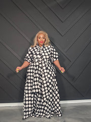 Polka Dot Bow Tie Dress