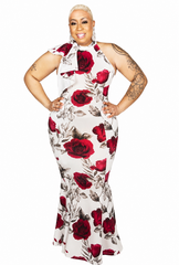 Rose Bud Sleeveless Gown