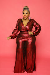Red Regal Collection Jumpsuit