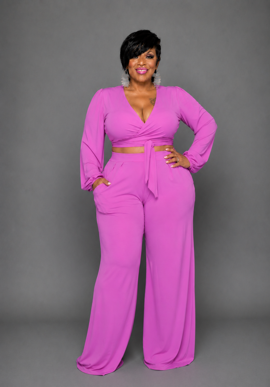 Pink Hunter Pant Set
