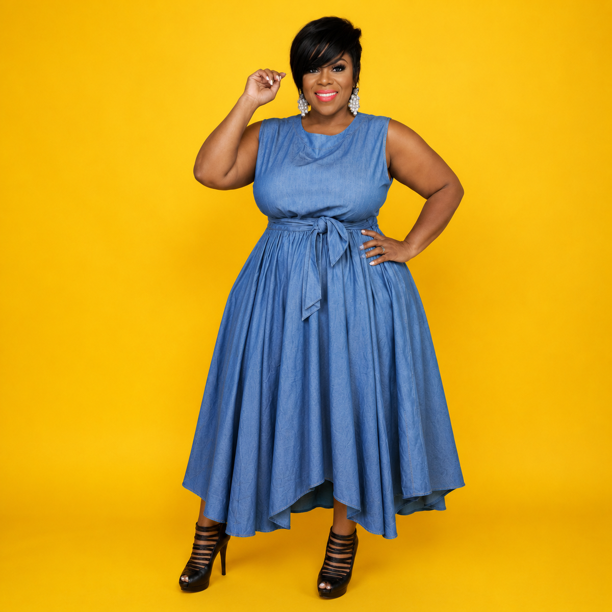 Denim Sleeveless Dress