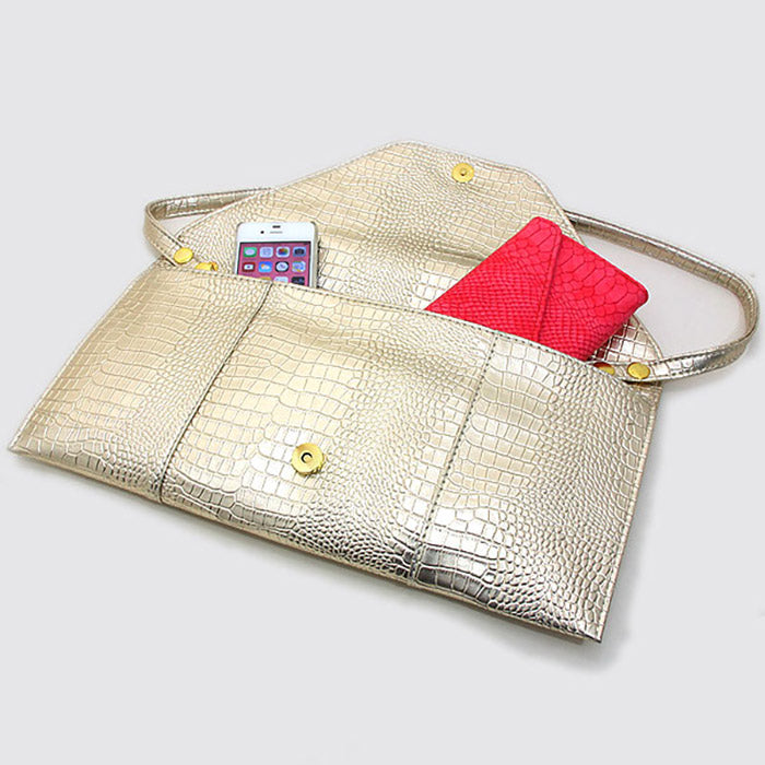 Gold Envelope Clutch