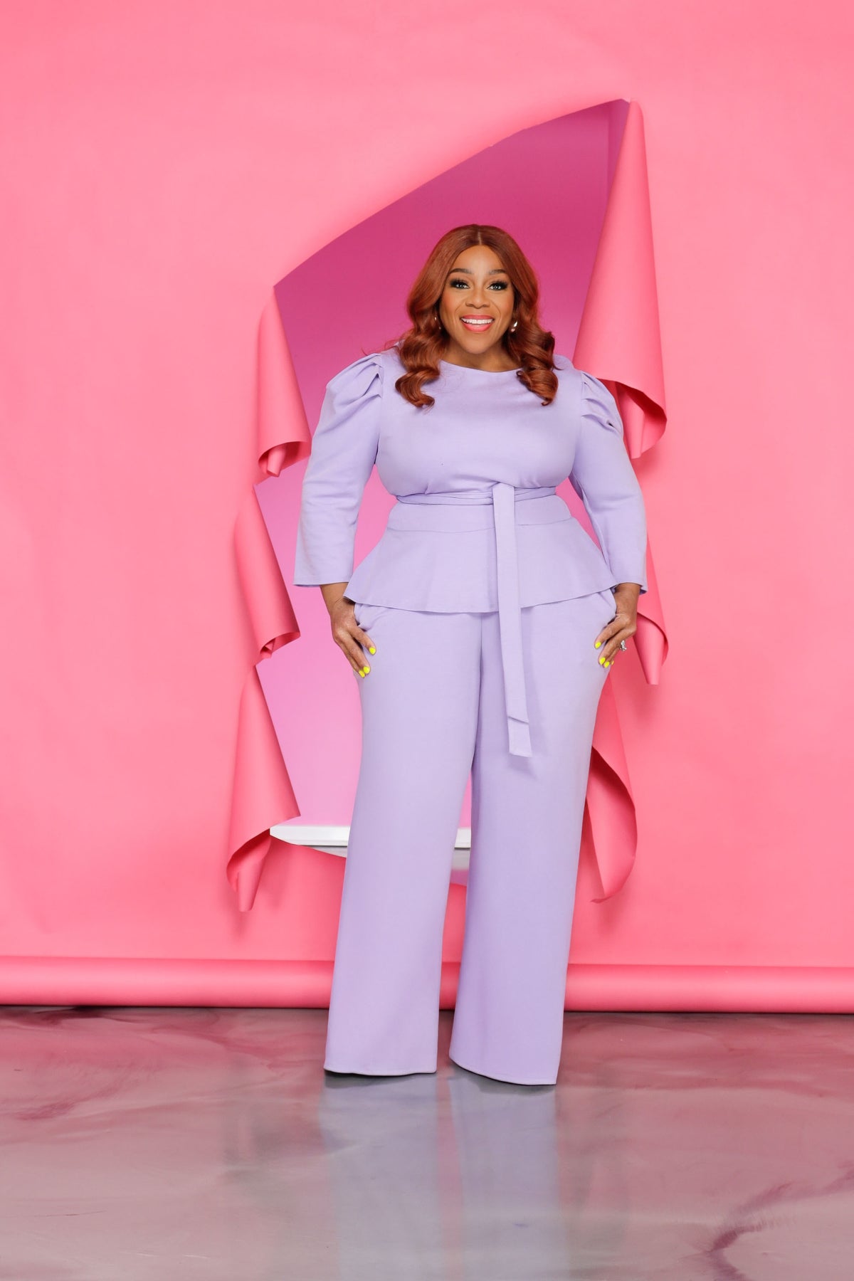 Lilac Elisa Peplum Set * Exclusive*