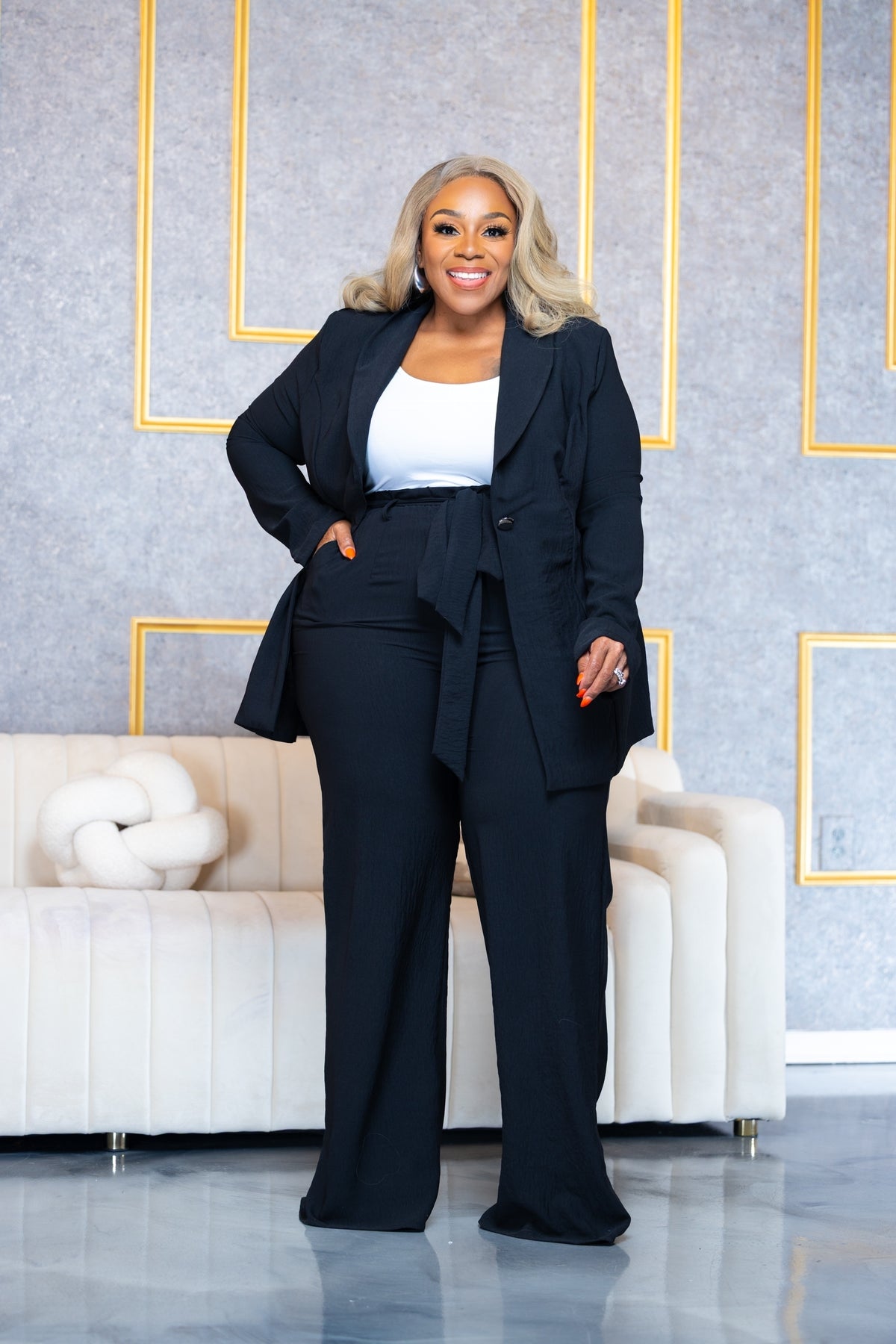 Black Boss Babe Suit