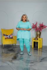 Turquoise Kick Back Set