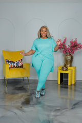 Turquoise Kick Back Set