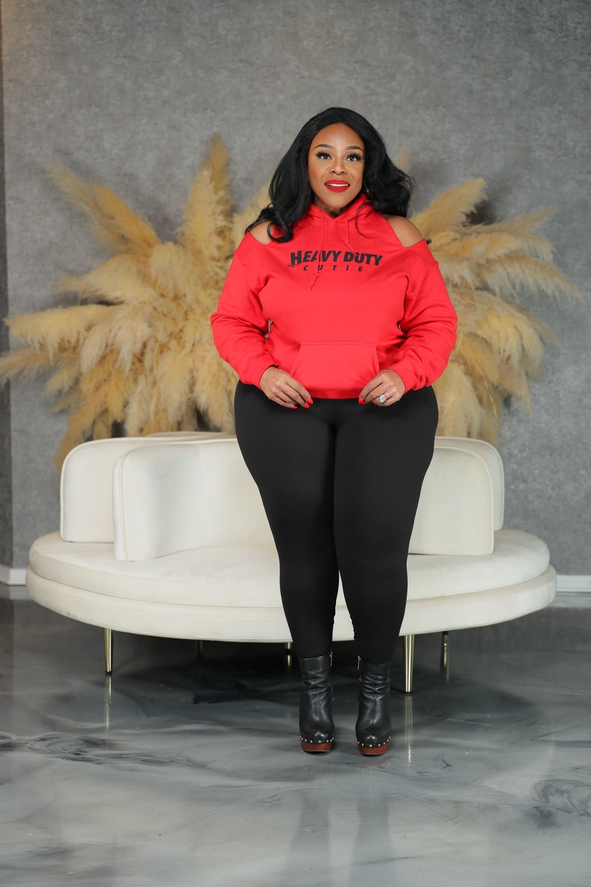 Red Heavy Duty Sweatshirt