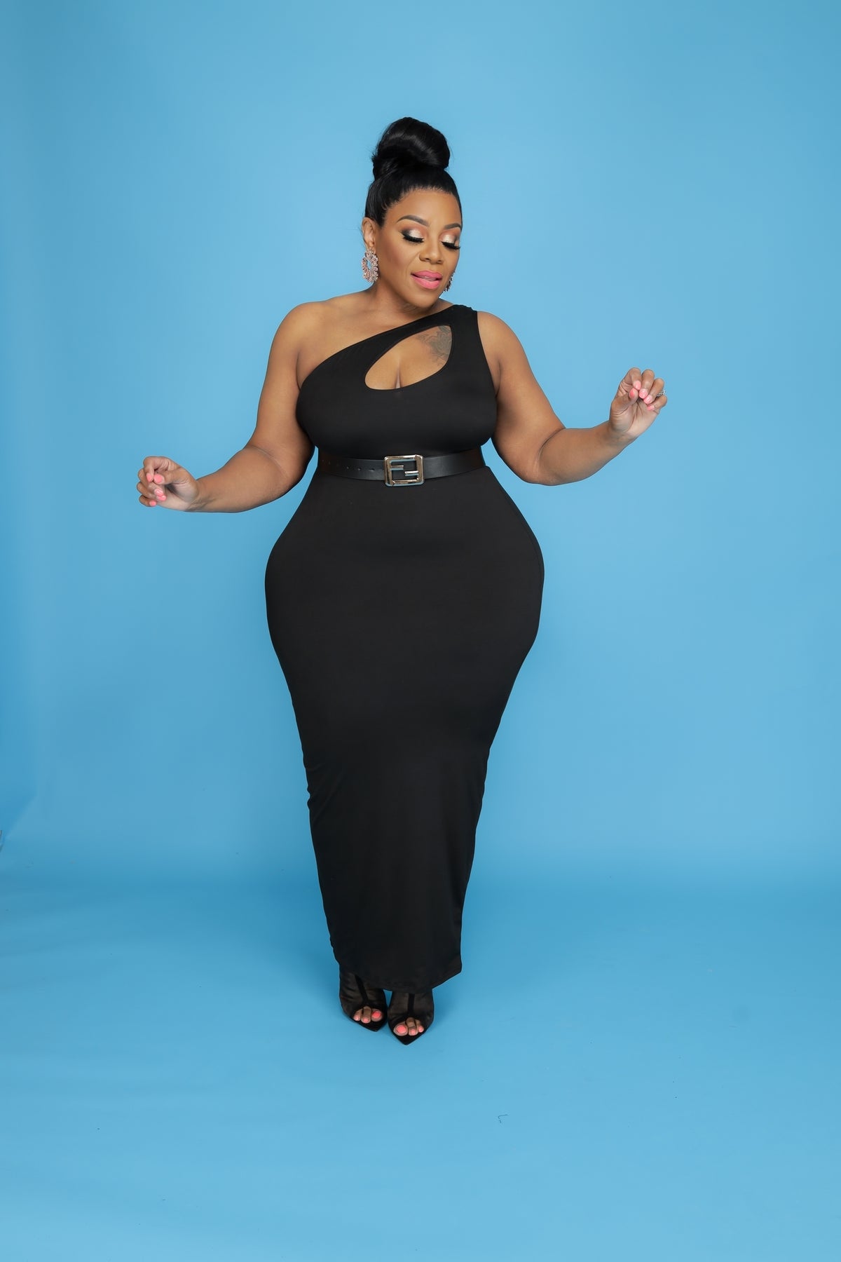 Black Cut Above Dress