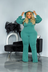 Green Like It Ribbed Set