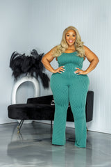 Green Like It Ribbed Set