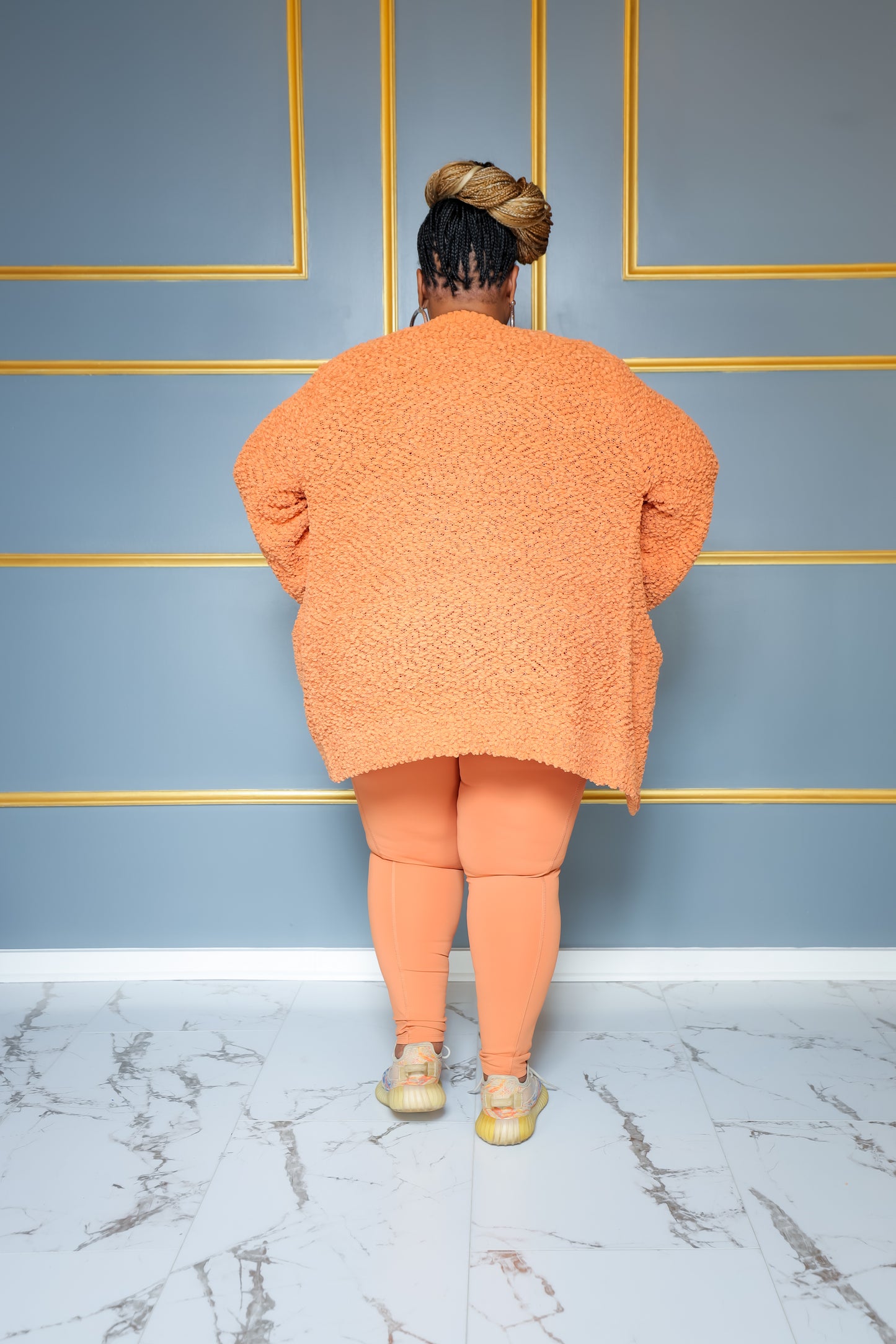 Butter Orange Popcorn Cardigan