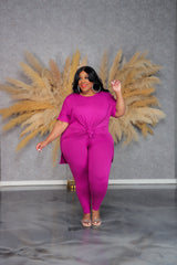 Plum Kick Back Set