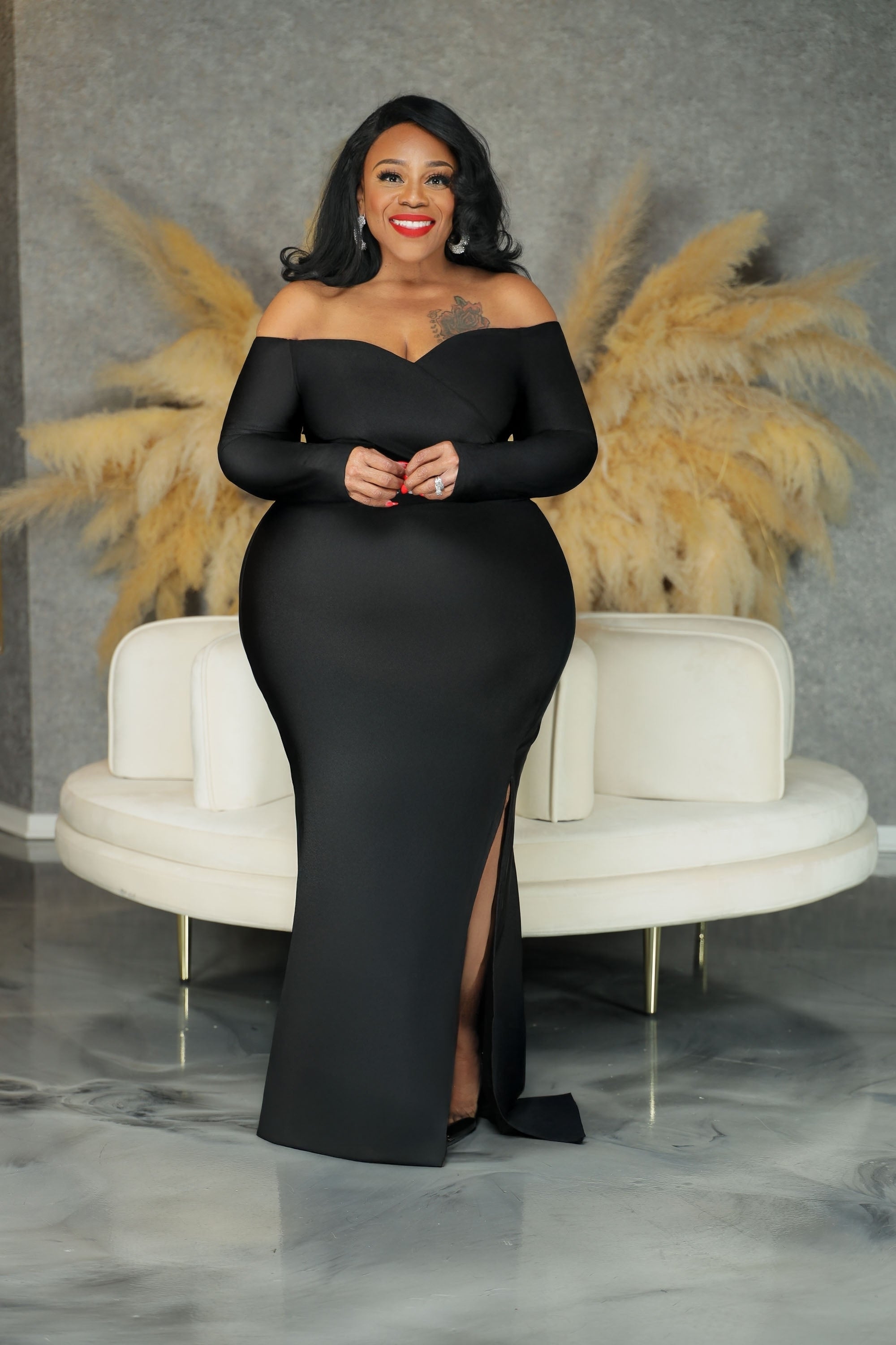 Black Entice Me Gown