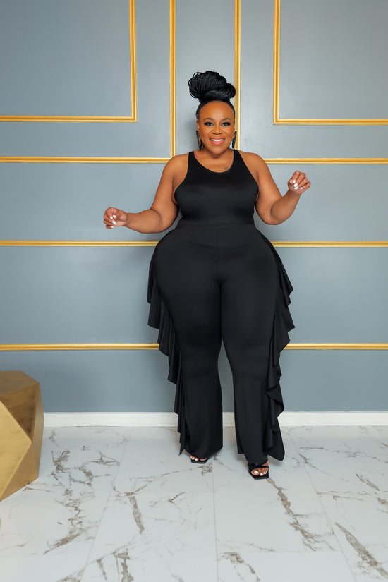 Black Ruffle My Curves Set
