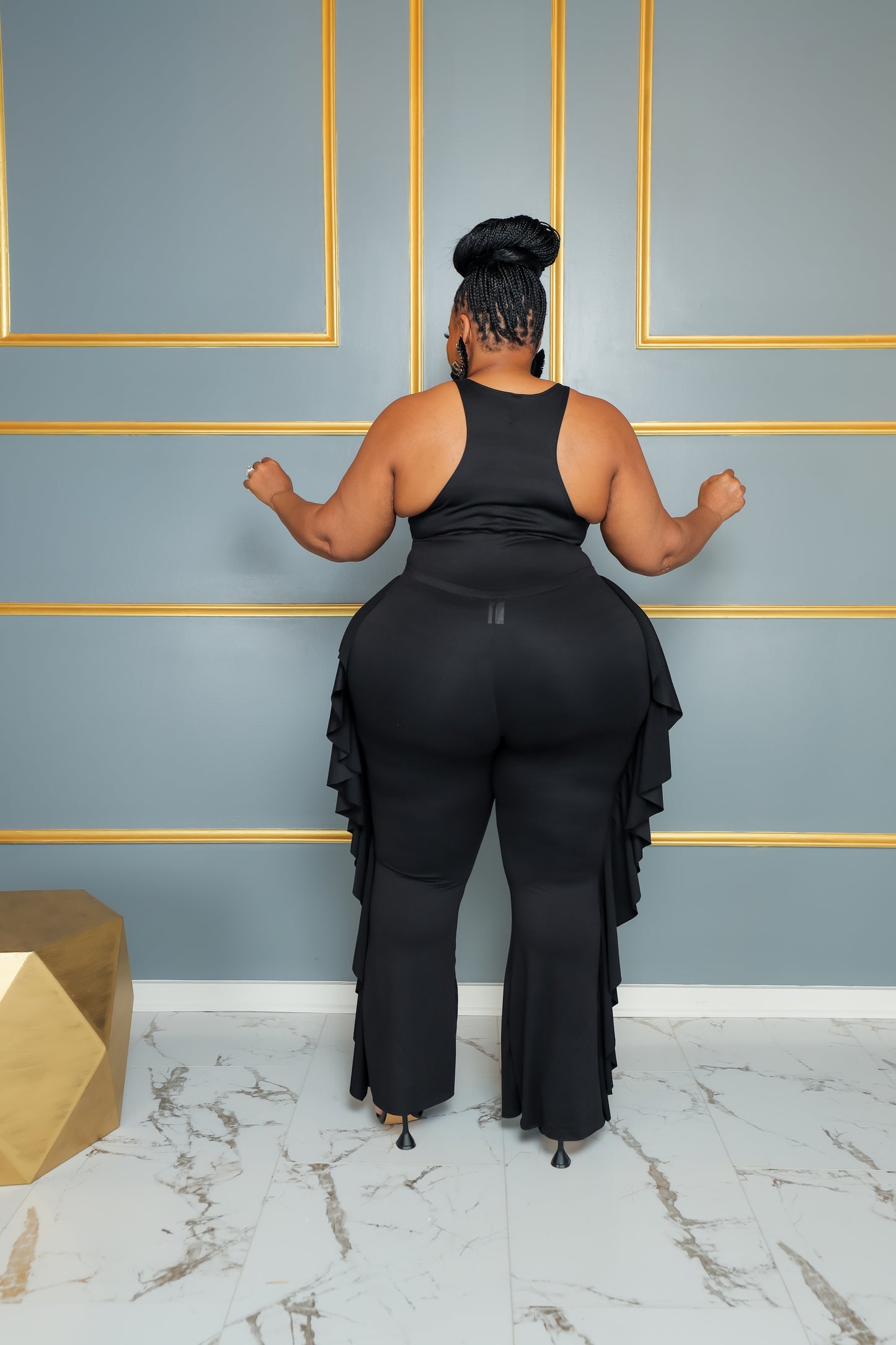 Black Ruffle My Curves Set