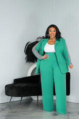 Green Glam Side Suit
