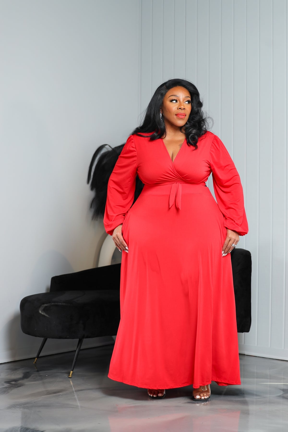 Black Lashun Skirt Set