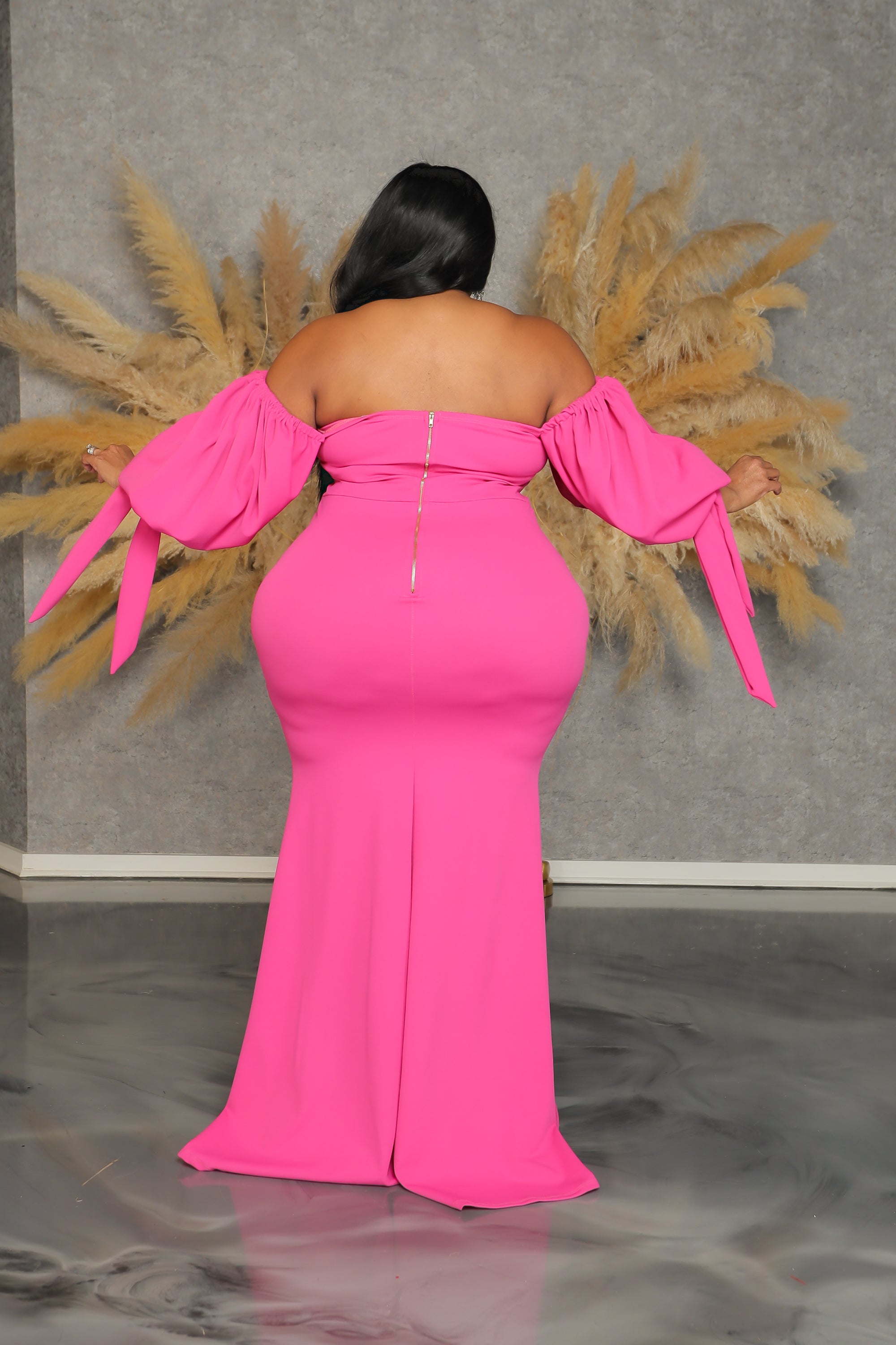 Pink Brooke Gown