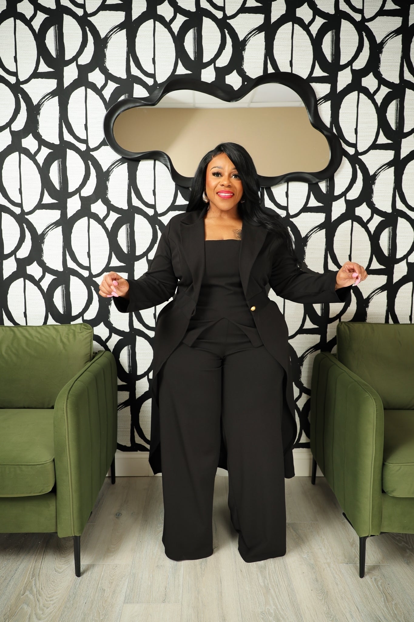 Black Sarah Pant Suit
