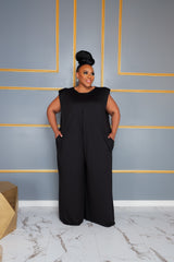 Black Simple Jumpsuit