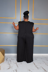 Black Keeping It Simple Jumpsuit