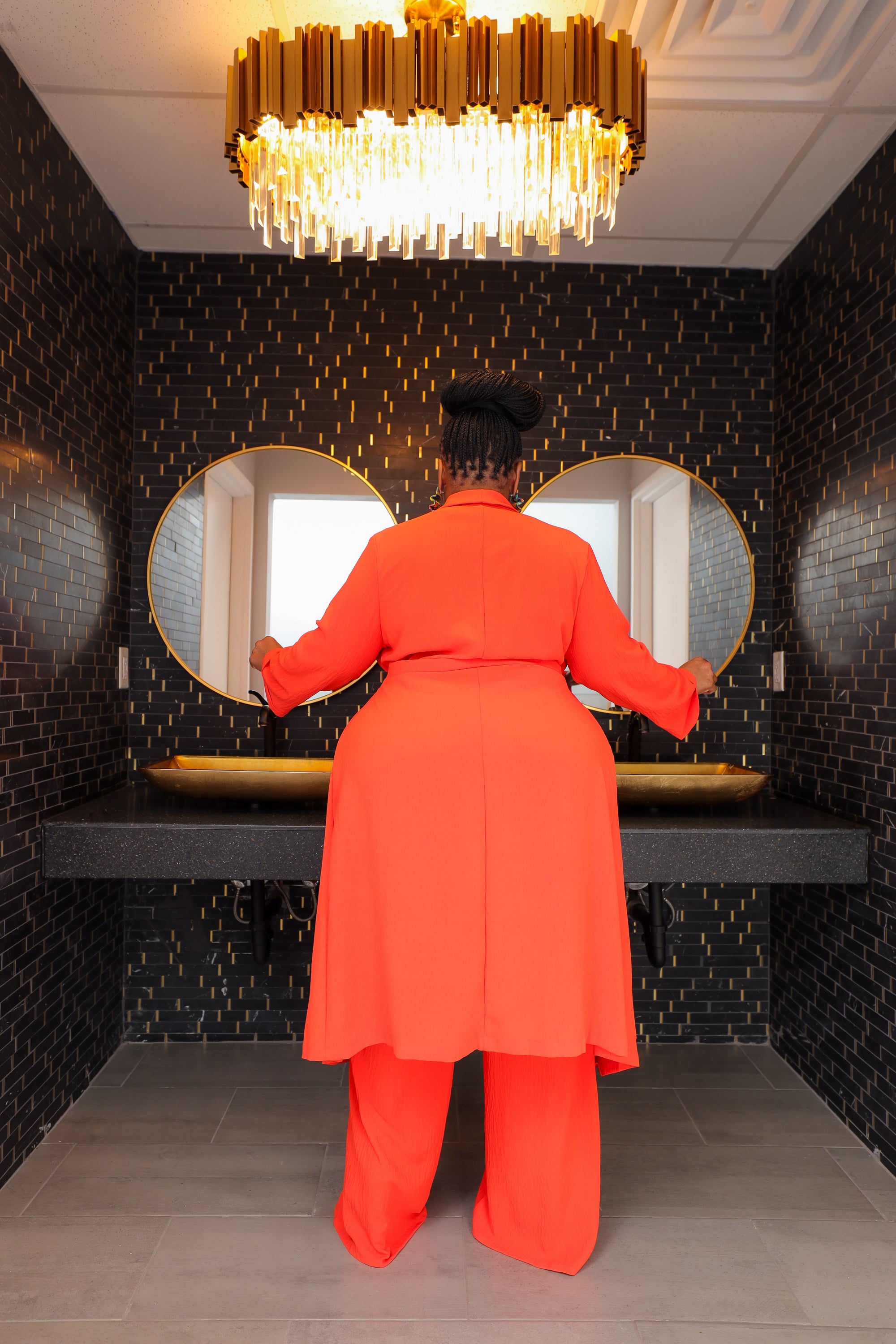 Orange Three Piece Me Suit