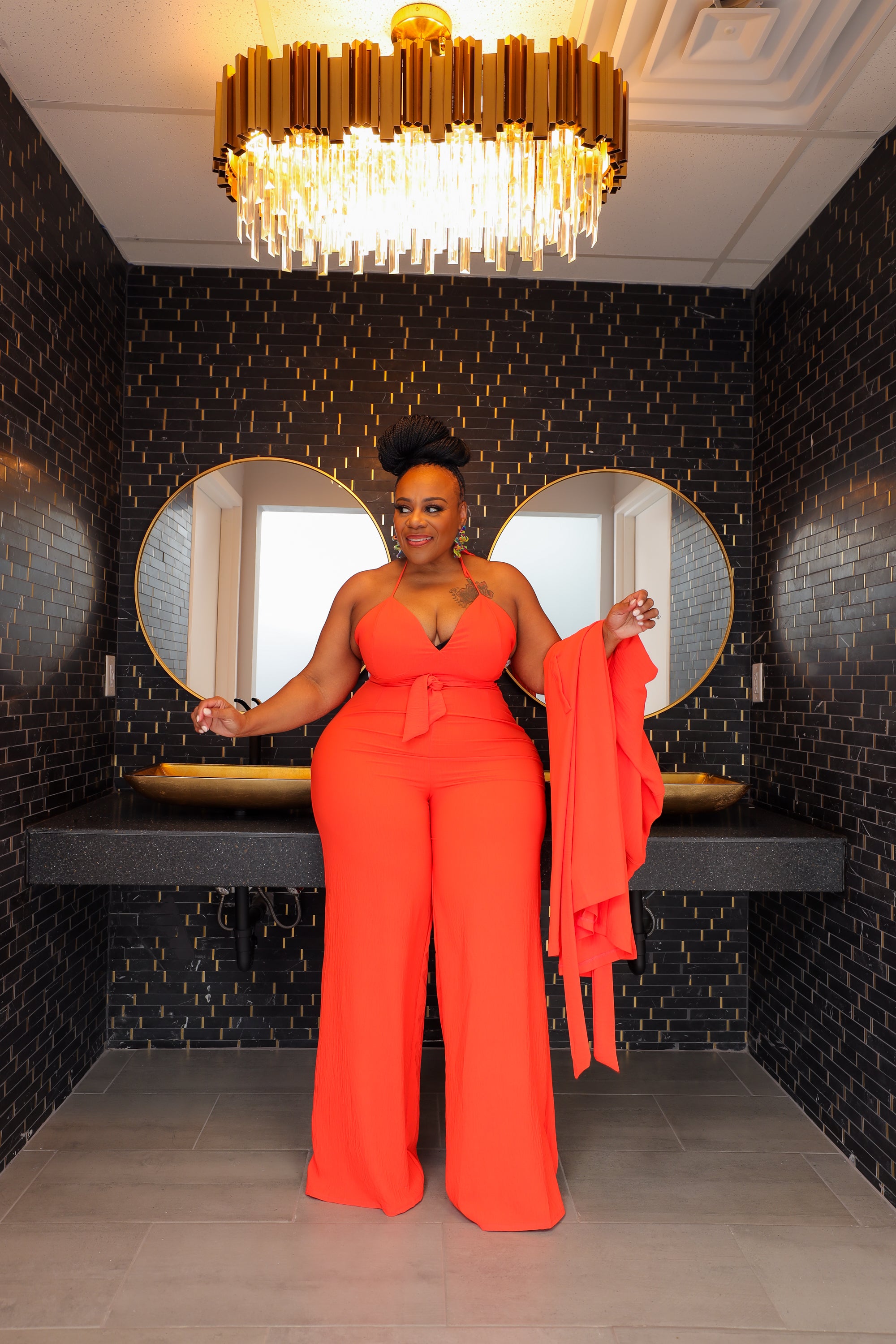 Orange Three Piece Me Suit