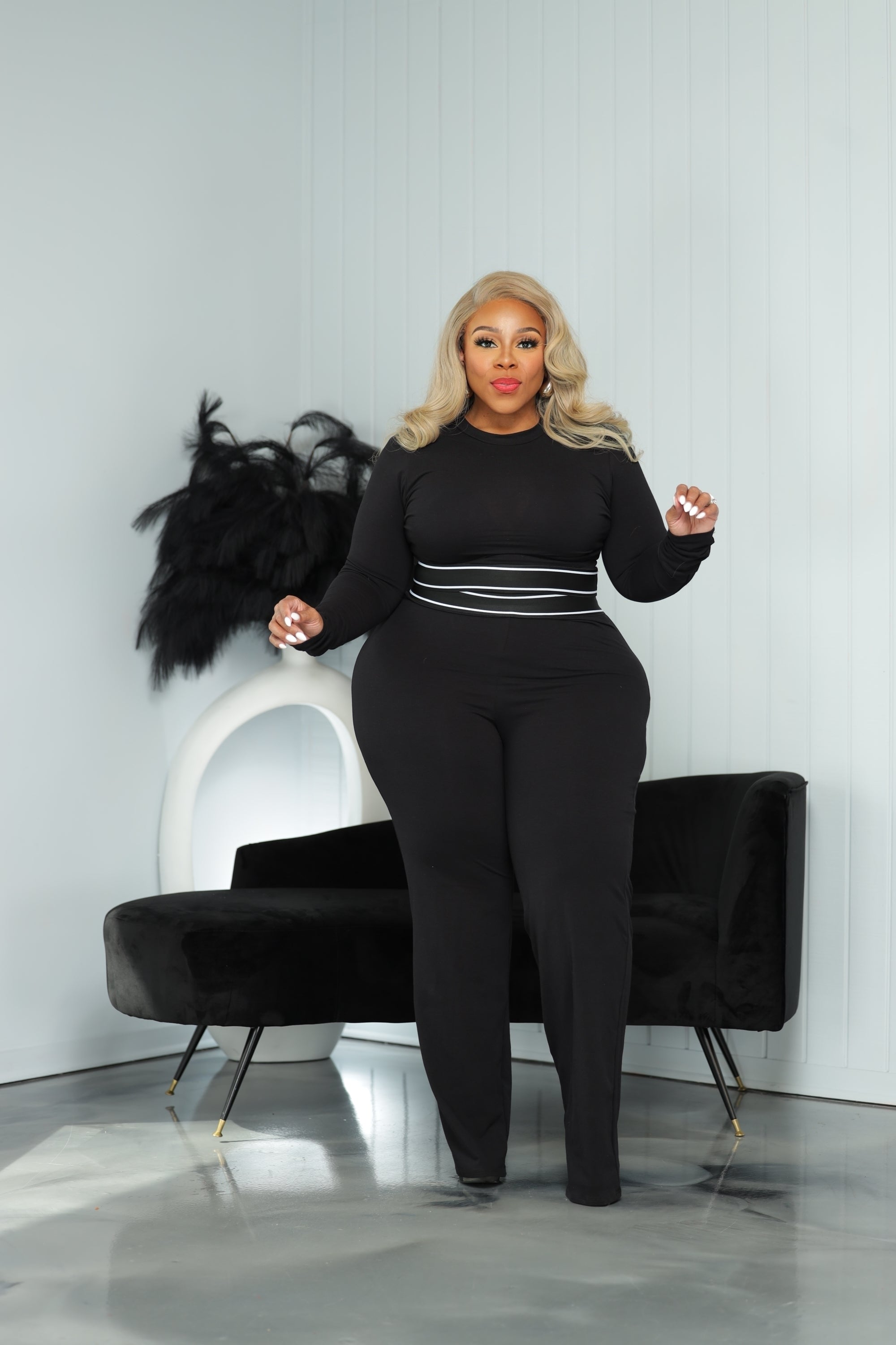 Black Sporty Moment Set