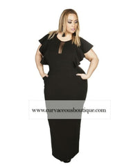 Black Molly Mesh Dress