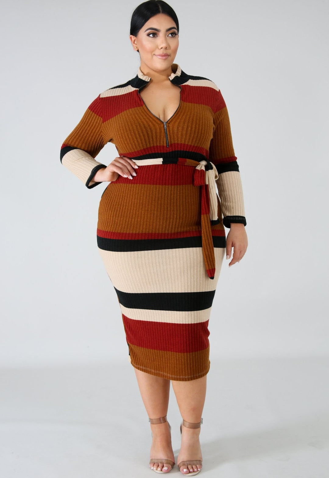 Rust Knit Dress