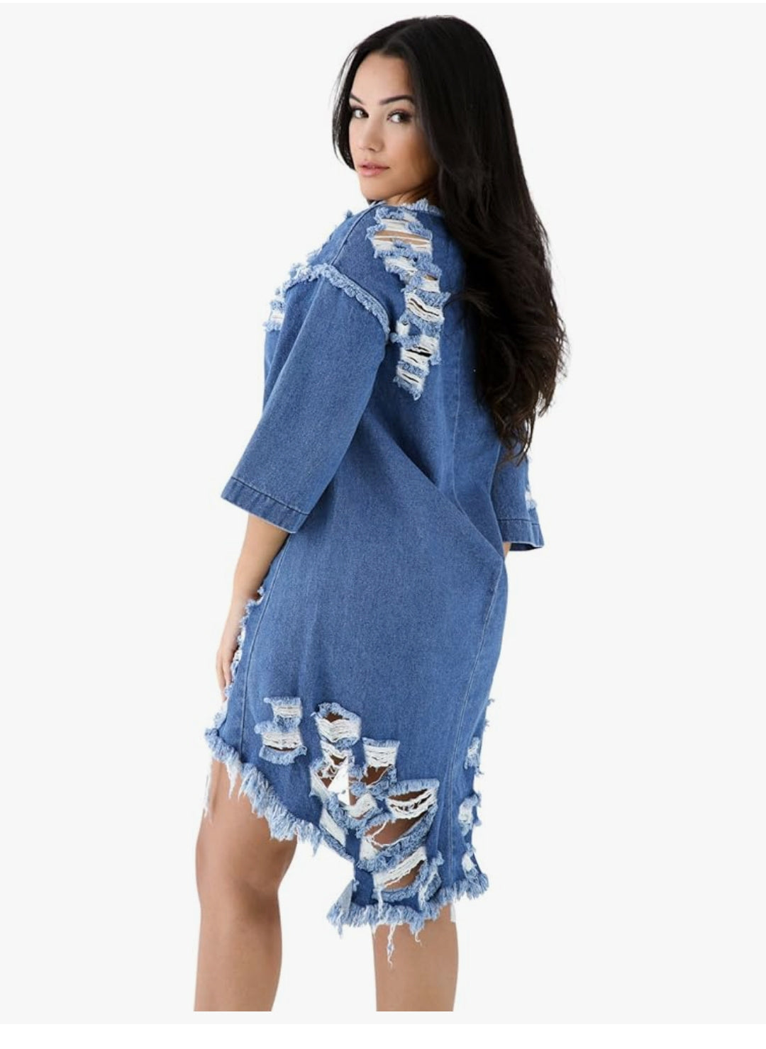 Distressed Denim Top/Dress