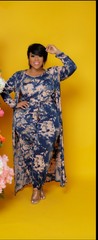 Pink & Blue Duster Set