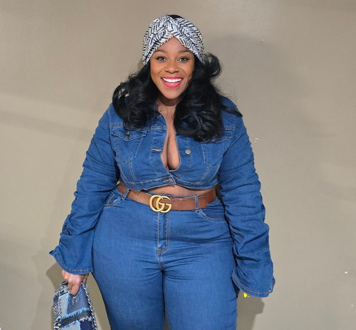 Blue Thing Ruch Denim Jacket