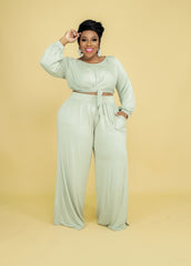 Sage Wide Pant Set