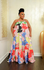 Rose Bud Maxi Dress