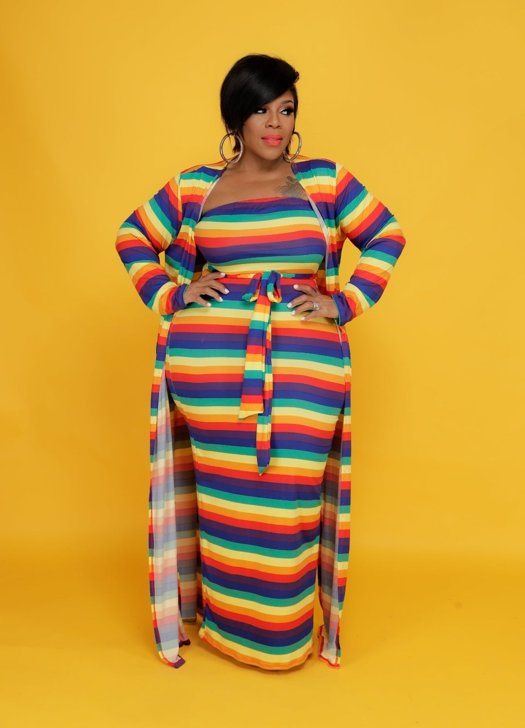 Rainbow Tube Duster Set