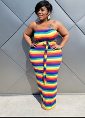 Rainbow Tube Duster Set