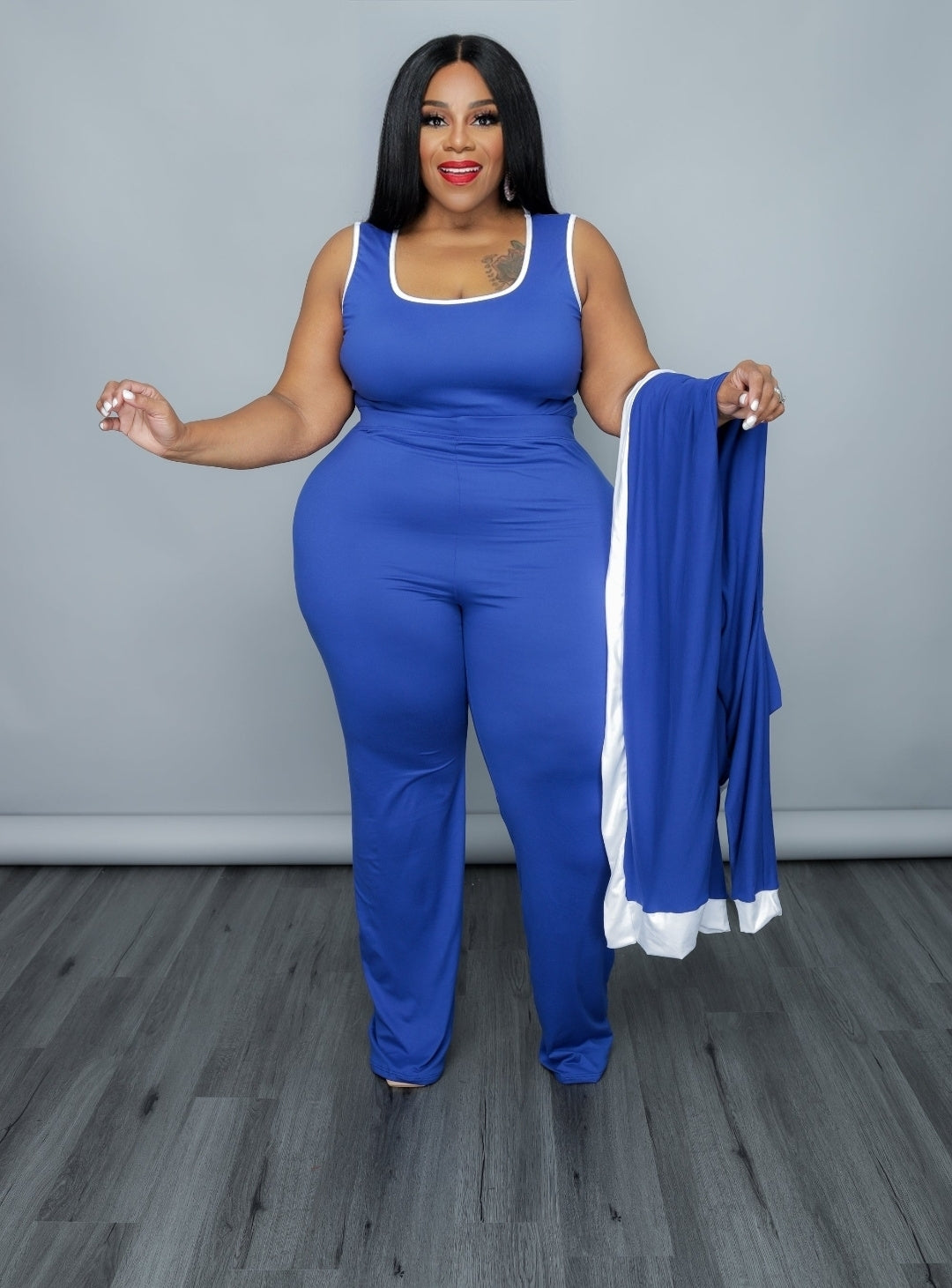 Royal Blue Pant Set