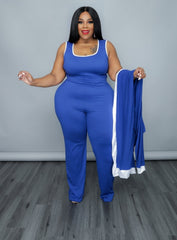 Royal Blue Pant Set