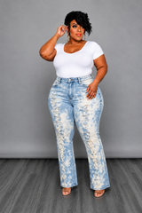 Bleach Ripped Jeans