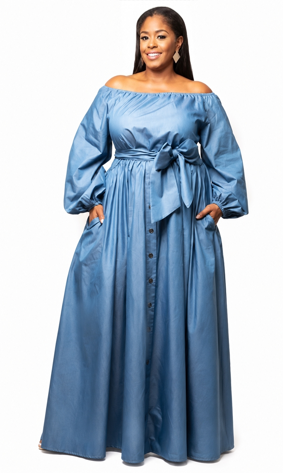 Zoie Off Shoulder Dress